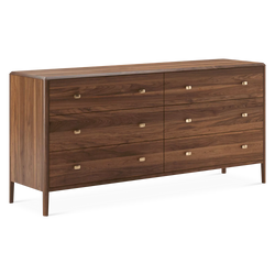 Luna - Commode en bois de noyer fumé par Mobican