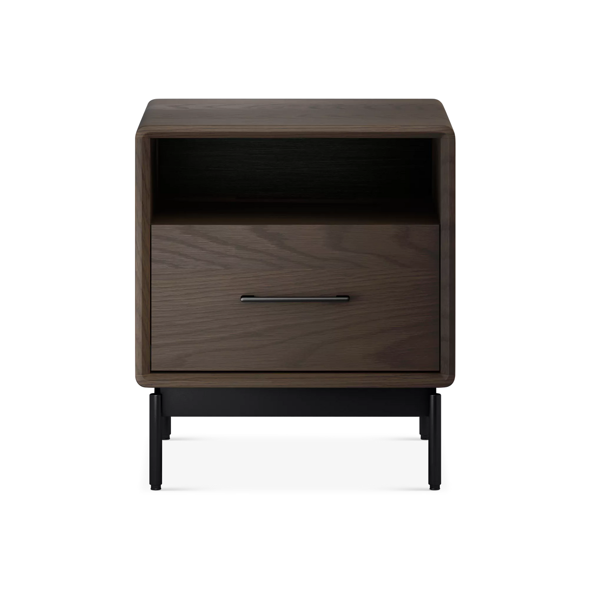 Linq - Walnut Wood Nightstand by BDI