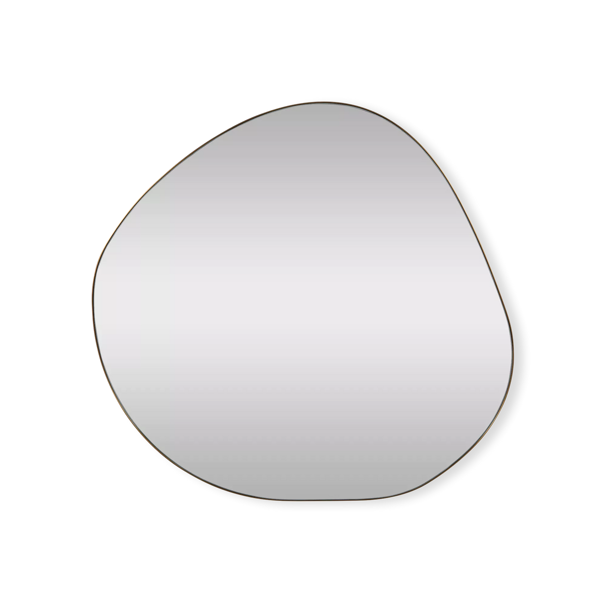Peony - Irregular Round Mirror