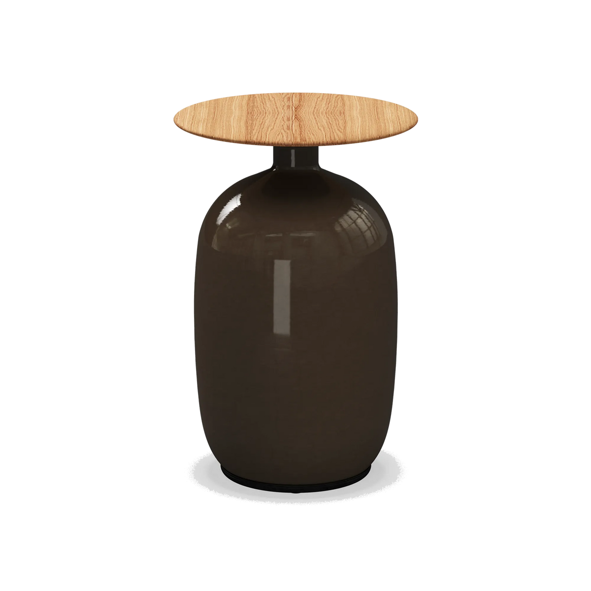 Blow - Table basse extérieure en céramique par Gloster