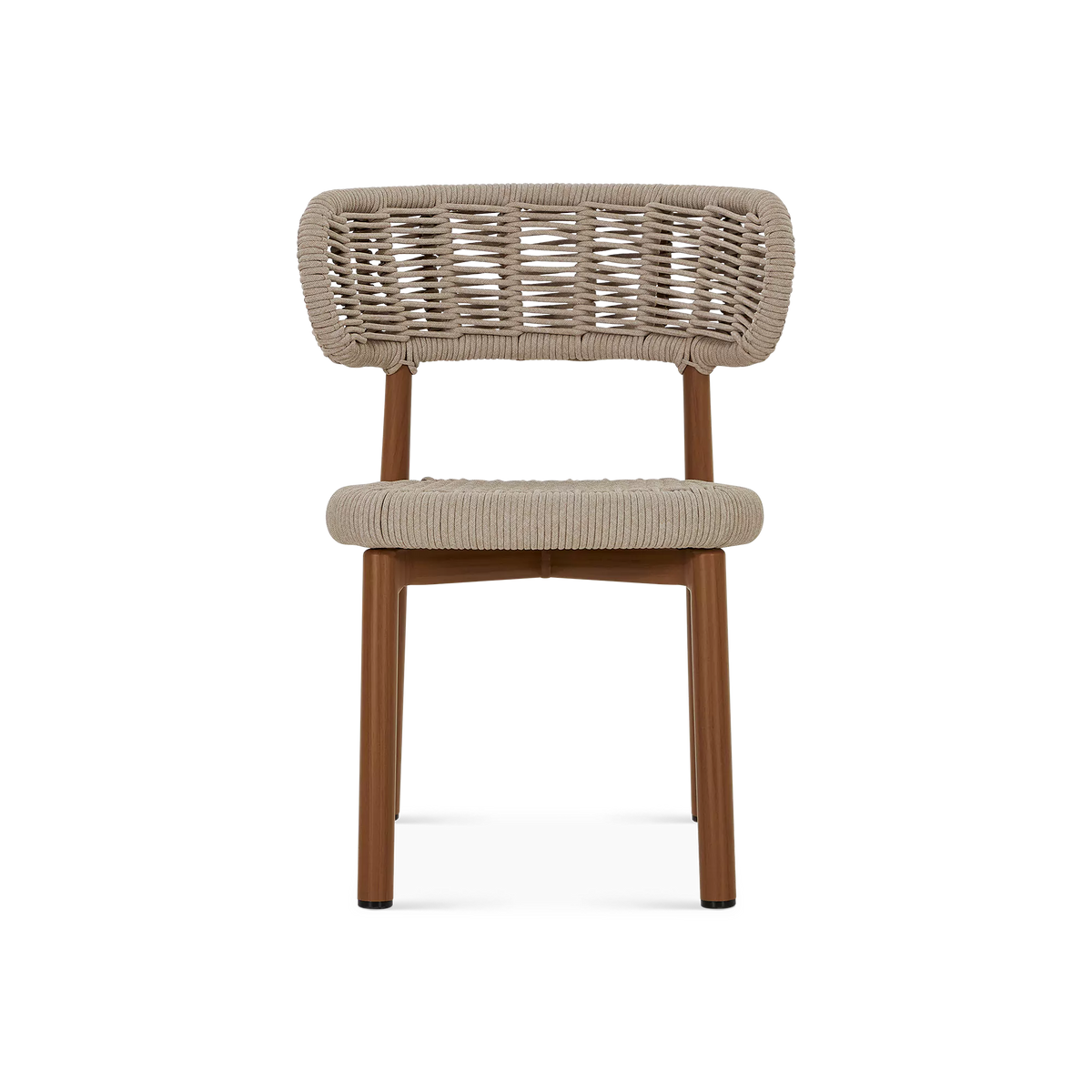 Lady - Chaise sans bras extérieure en corde