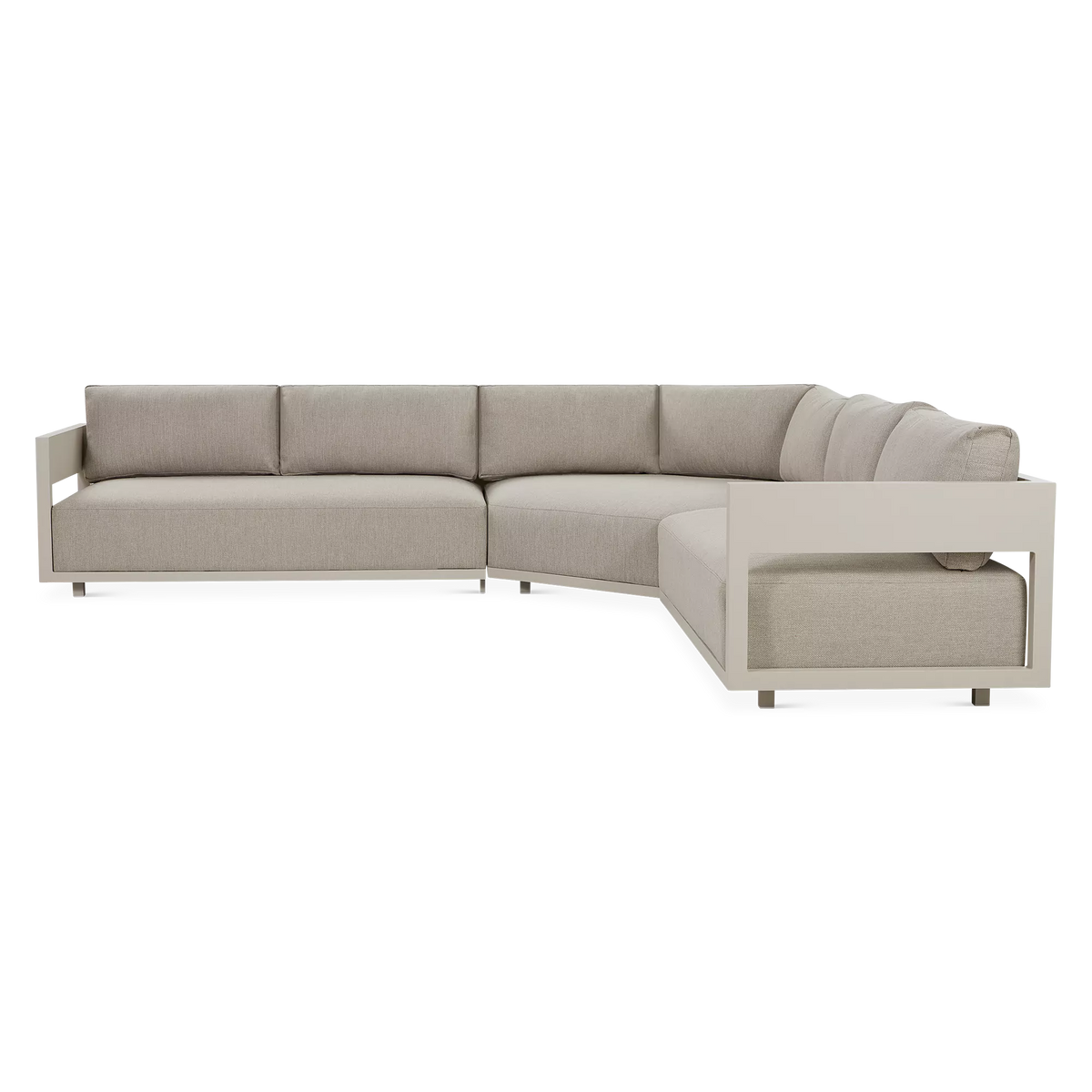 Cargo - Canapé sectionnel extérieur en aluminium