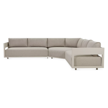 Cargo - Canapé sectionnel extérieur en aluminium