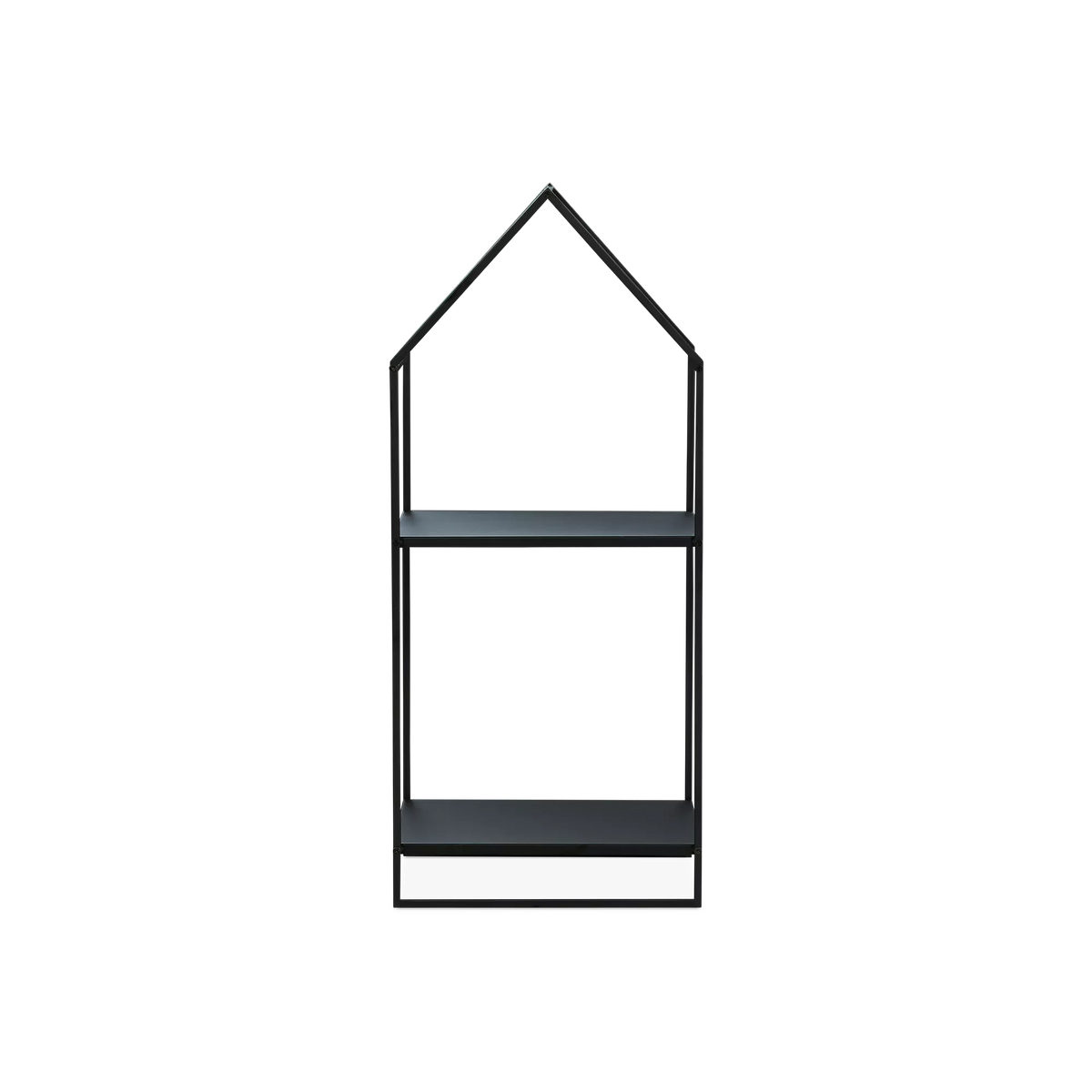 Casa - Minimalist Black Metal Bookcase