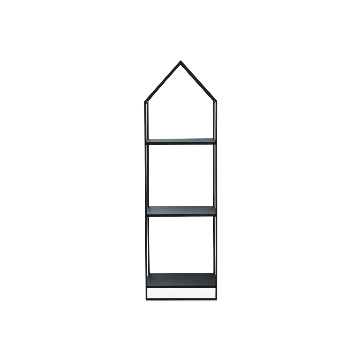 Casa - Small Black Metal Bookcase