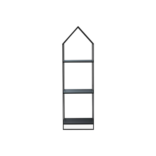 Casa - Small Black Metal Bookcase