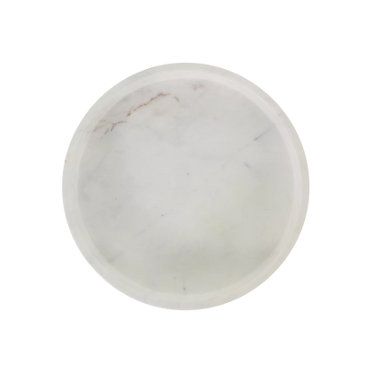 Teledu - Plateau rond en marbre