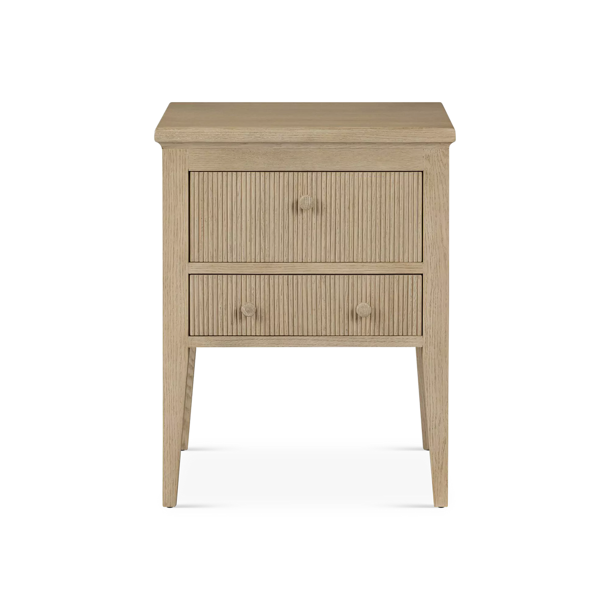 Bush - Table de chevet en bois de chêne par Four Hands