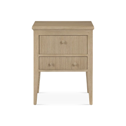 Bush - Table de chevet en bois de chêne par Four Hands
