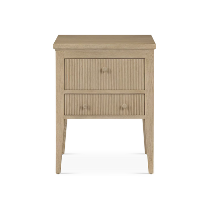 Bush - Table de chevet en bois de chêne par Four Hands