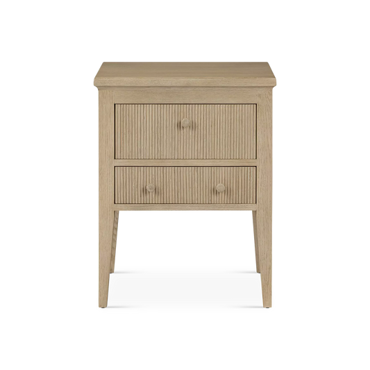 Bush - Table de chevet en bois de chêne par Four Hands