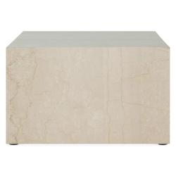 Kub - Modern Travertine-Effect Coffee Table