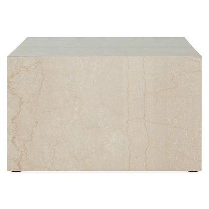 Kub - Modern Travertine-Effect Coffee Table