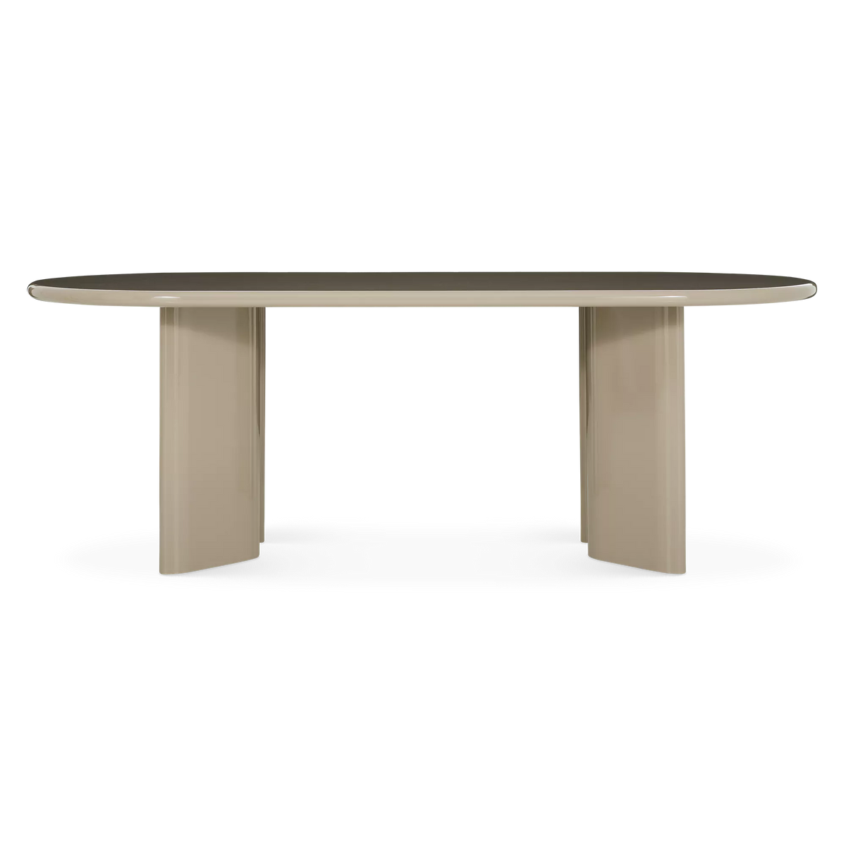 Tia - Modern Grey Lacquer Dining Table