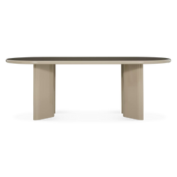 Tia - Modern Grey Lacquer Dining Table