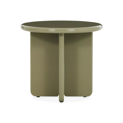 Pera - Modern Side Table in Green or Grey Lacquer