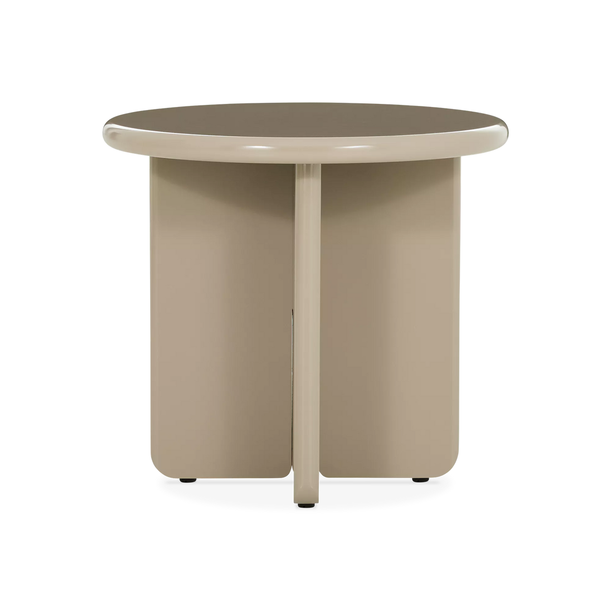 Pera - Modern Side Table in Green or Grey Lacquer