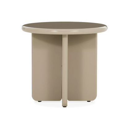 Pera - Modern Side Table in Green or Grey Lacquer