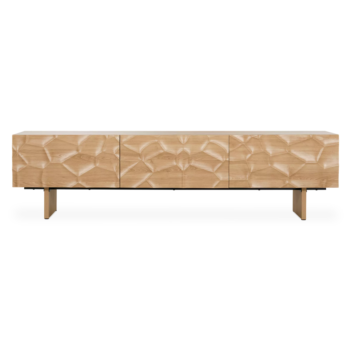 Miel - Natural Oak Wood TV Stand