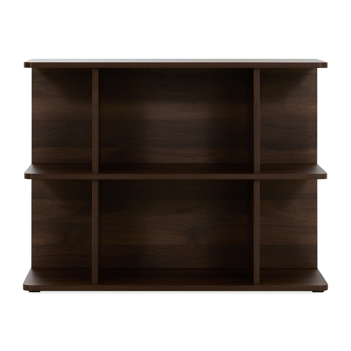 Mila - Short Bookcase in Natural Wood Veneer