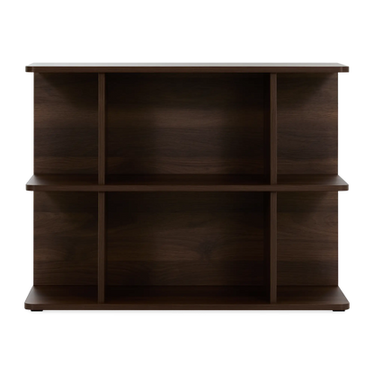 Mila - Short Bookcase in Natural Wood Veneer