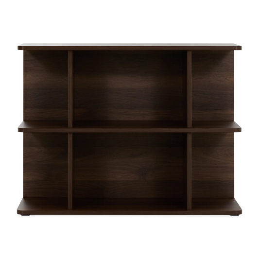 Mila - Short Bookcase in Natural Wood Veneer