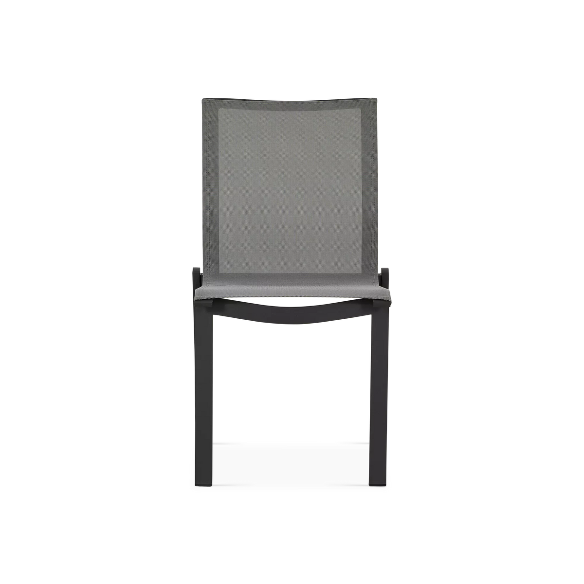 New Wave - Chaise sans bras extérieure en aluminium