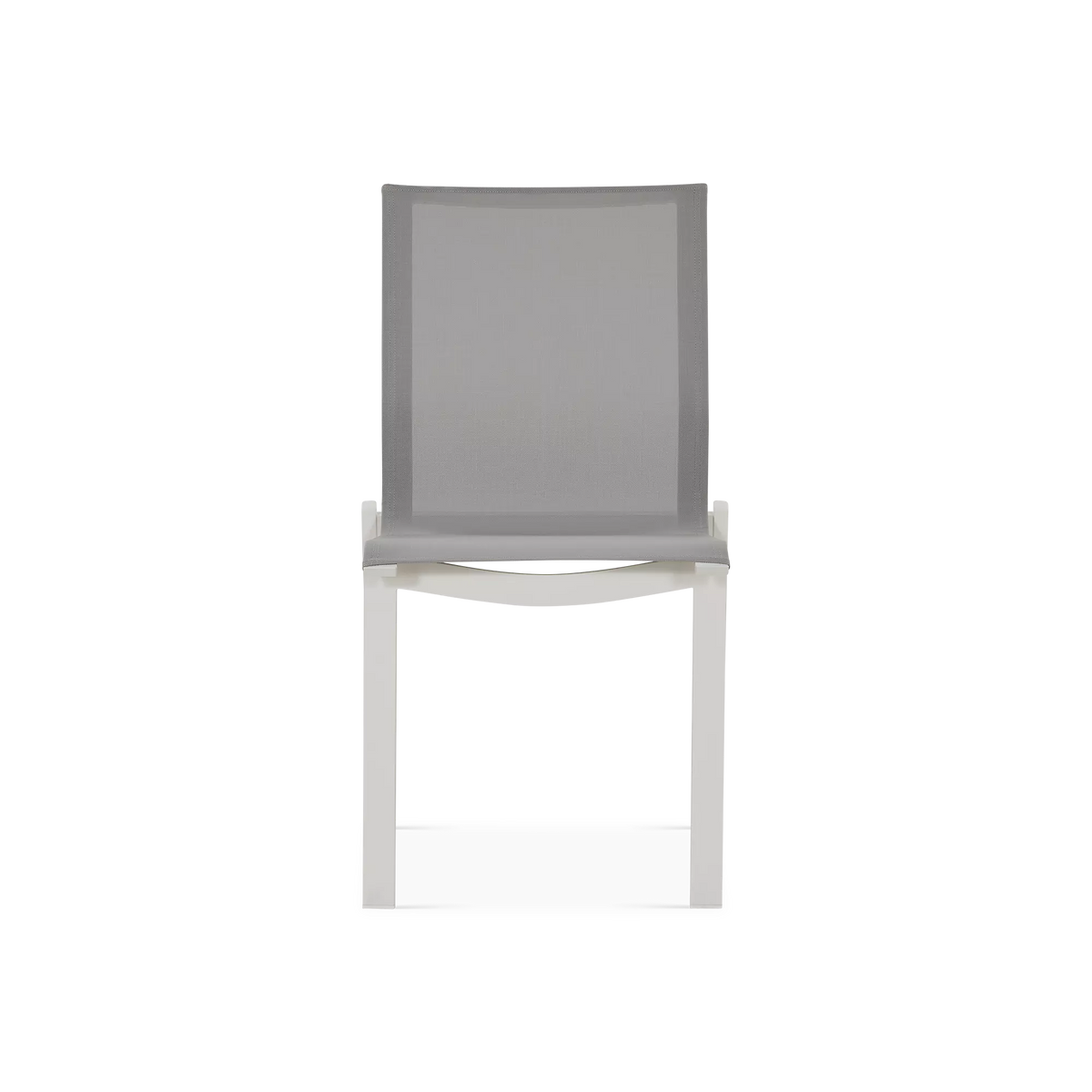 New Wave - Chaise sans bras extérieure en aluminium