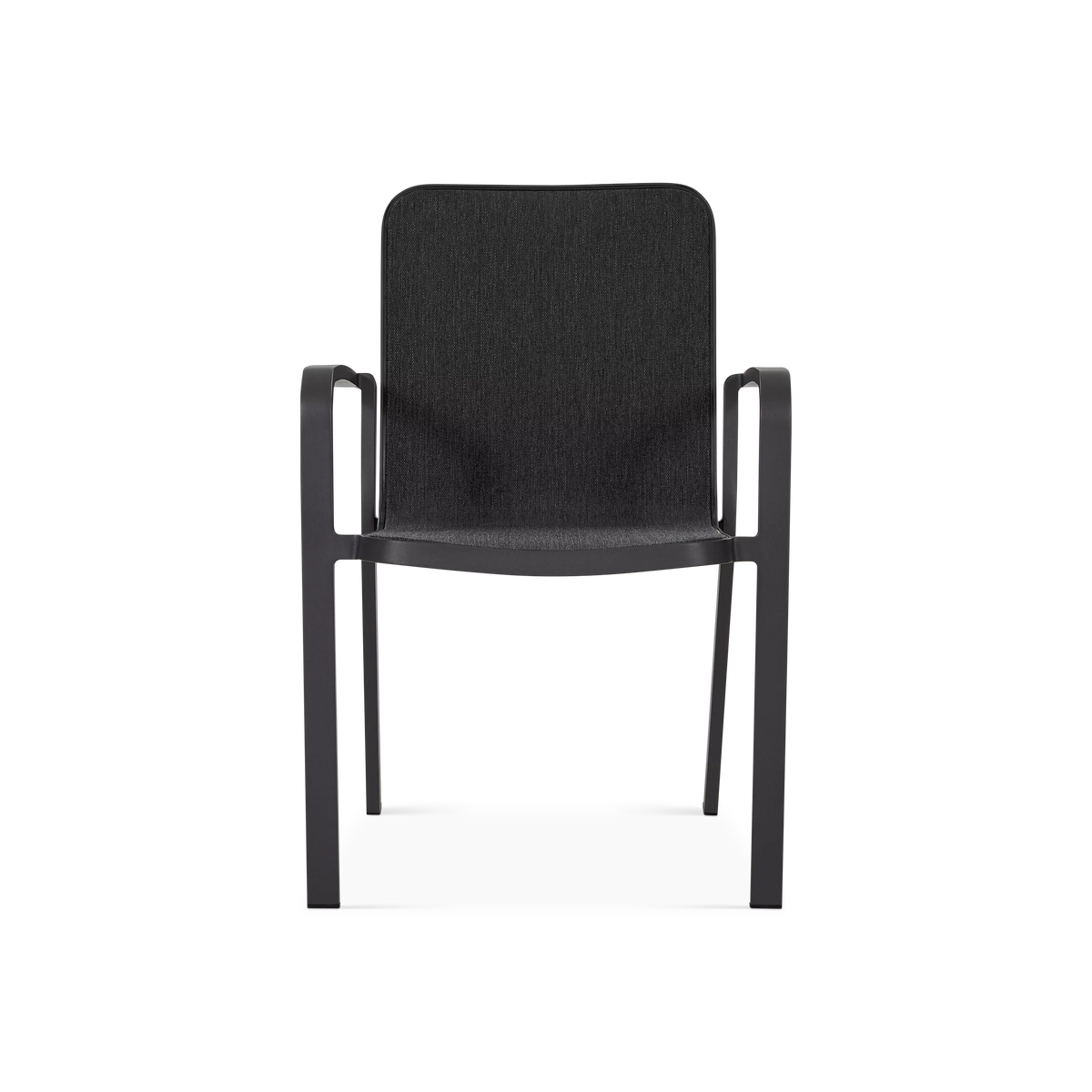 French Toast - Chaise sans bras extérieure en aluminium