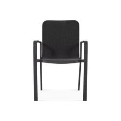 French Toast - Chaise sans bras extérieure en aluminium