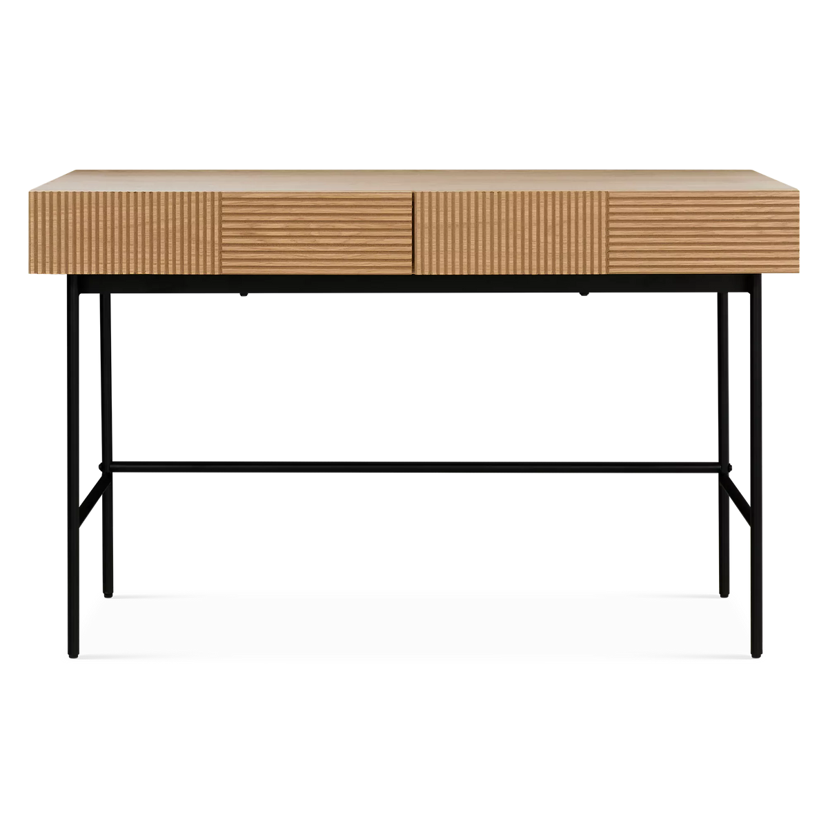 Cannelle - Natural or Black Oak Desk