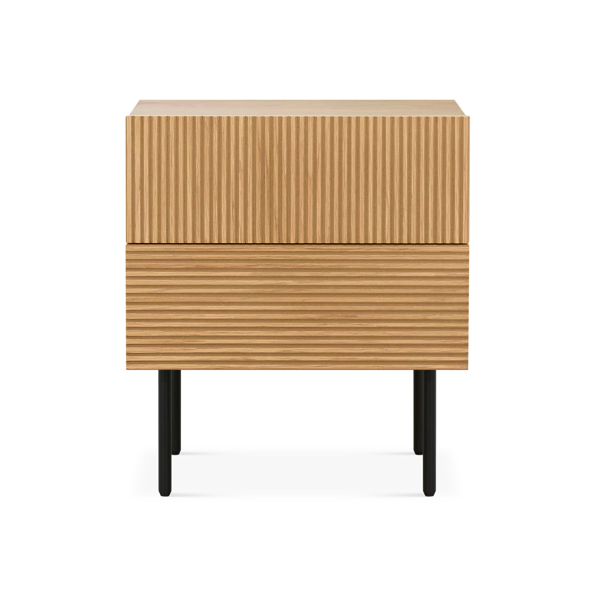 Cannelle - Wooden 2-Drawer Nightstand
