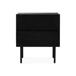 Cannelle - Wooden 2-Drawer Nightstand