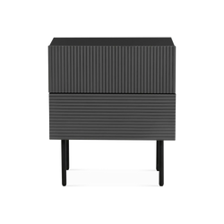 Cannelle - Wooden 2-Drawer Nightstand