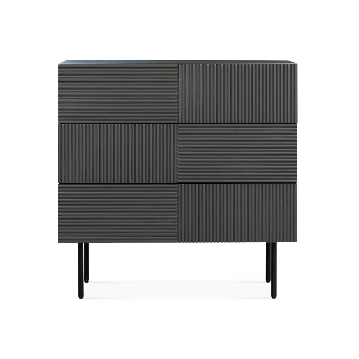Cannelle - Commode en bois avec 3 tiroirs