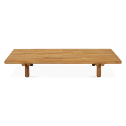 Sticks - Table basse extérieure en teck par Cane-line