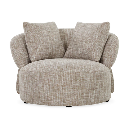 Amora - Fauteuil rembourré pivotant