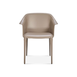 Zuleika - Chaise de salle à manger en cuir