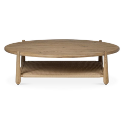 Salvador - Table basse en chêne rescié par Four Hands
