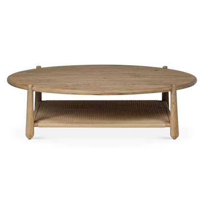 Salvador - Table basse en chêne rescié par Four Hands