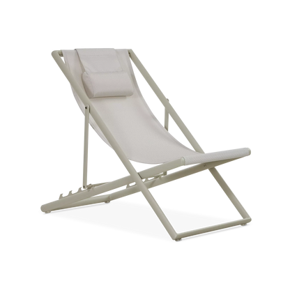 Holiday - Chaise transat extérieure en aluminium