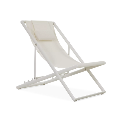 Holiday - Chaise transat extérieure en aluminium