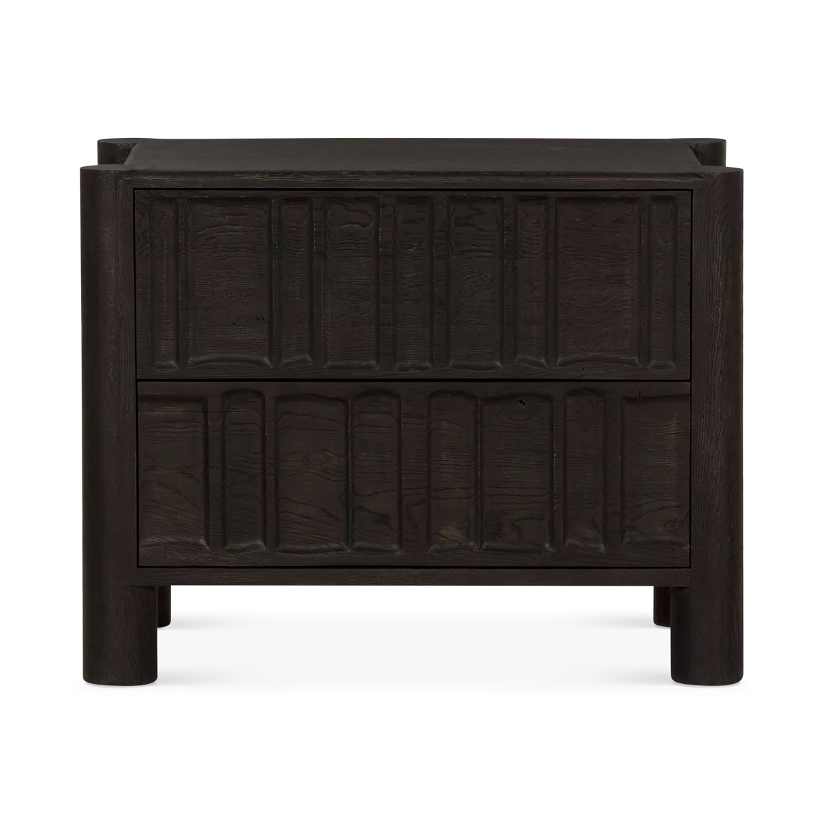 Ezri - Commode en chêne sculpté brun par Four Hands