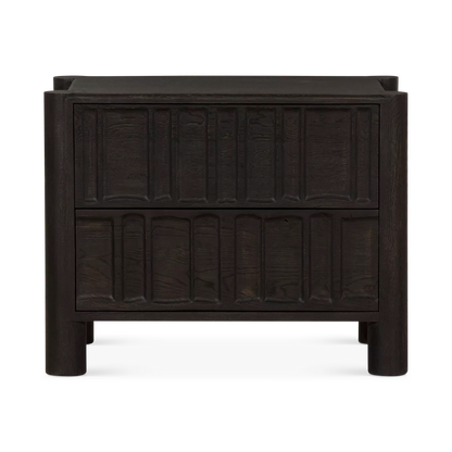 Ezri - Commode en chêne sculpté brun par Four Hands
