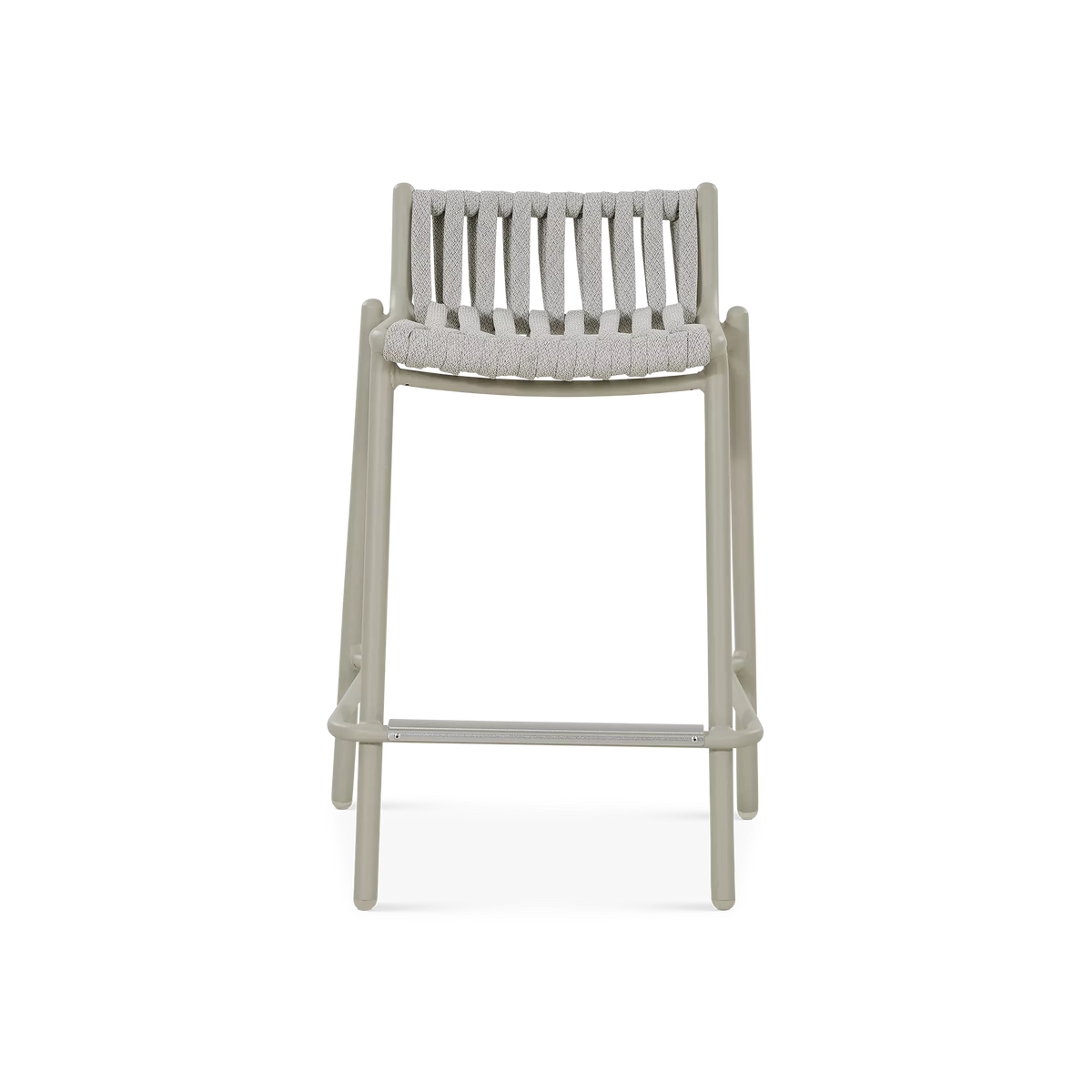 Réglisse - Tabouret hauteur comptoir extérieur en corde