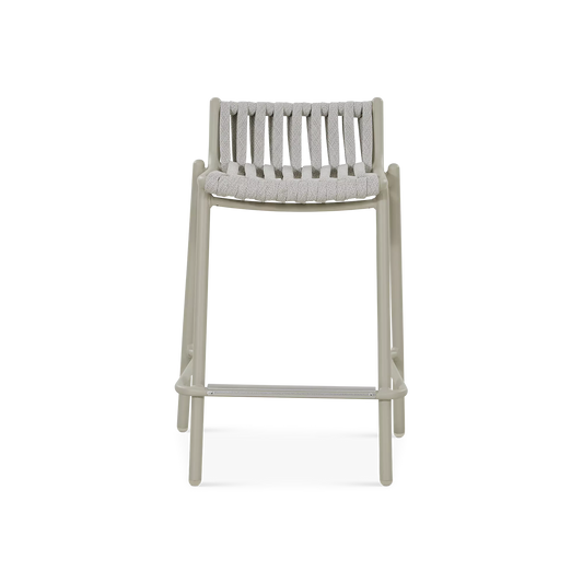 Réglisse - Outdoor Rope Counter Height Stool