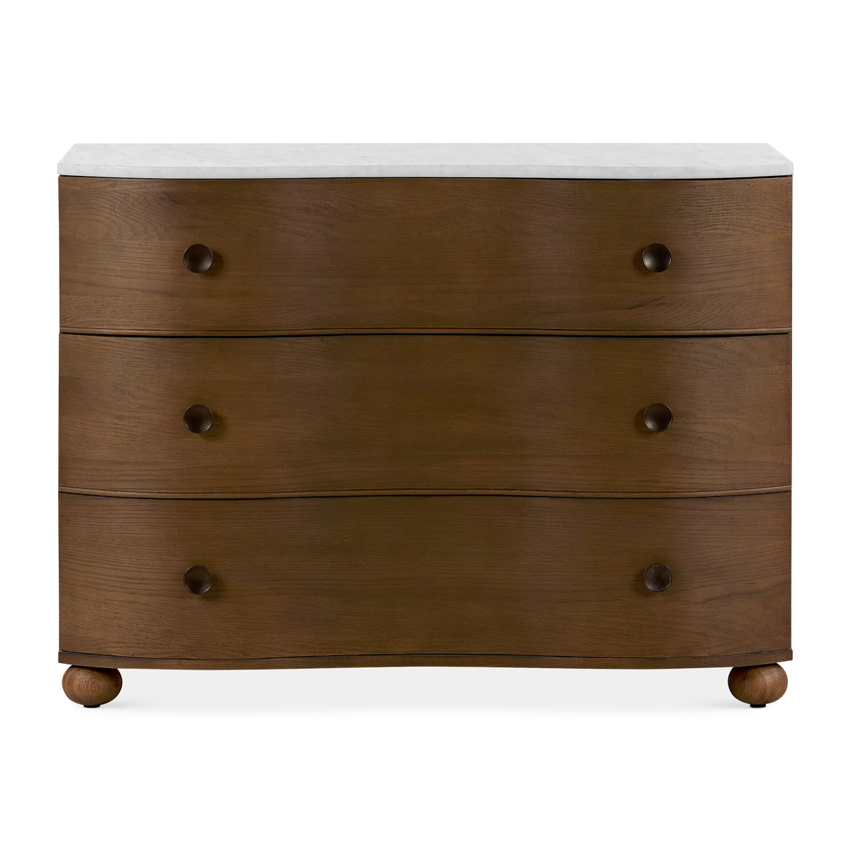 Tiago - Commode en chêne et marbre par Four Hands