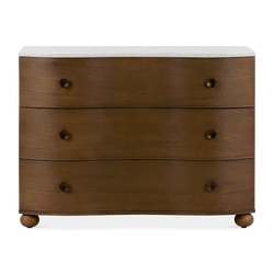 Tiago - Commode en chêne et marbre par Four Hands