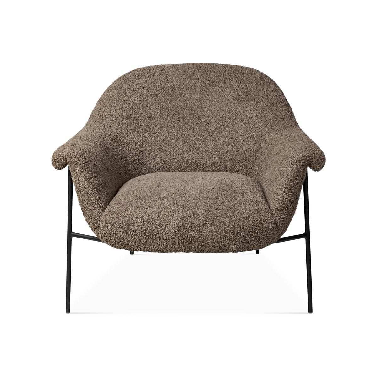 Suerte - Fauteuil en tissu brun par Four Hands