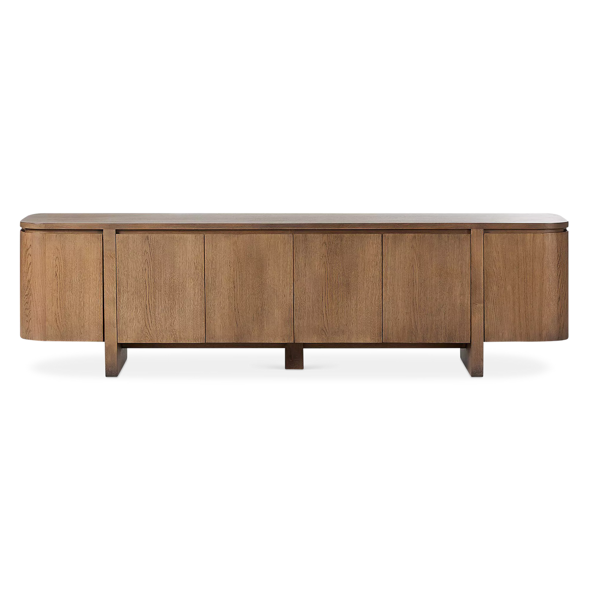 Elle - Console multimédia en chêne par Four Hands